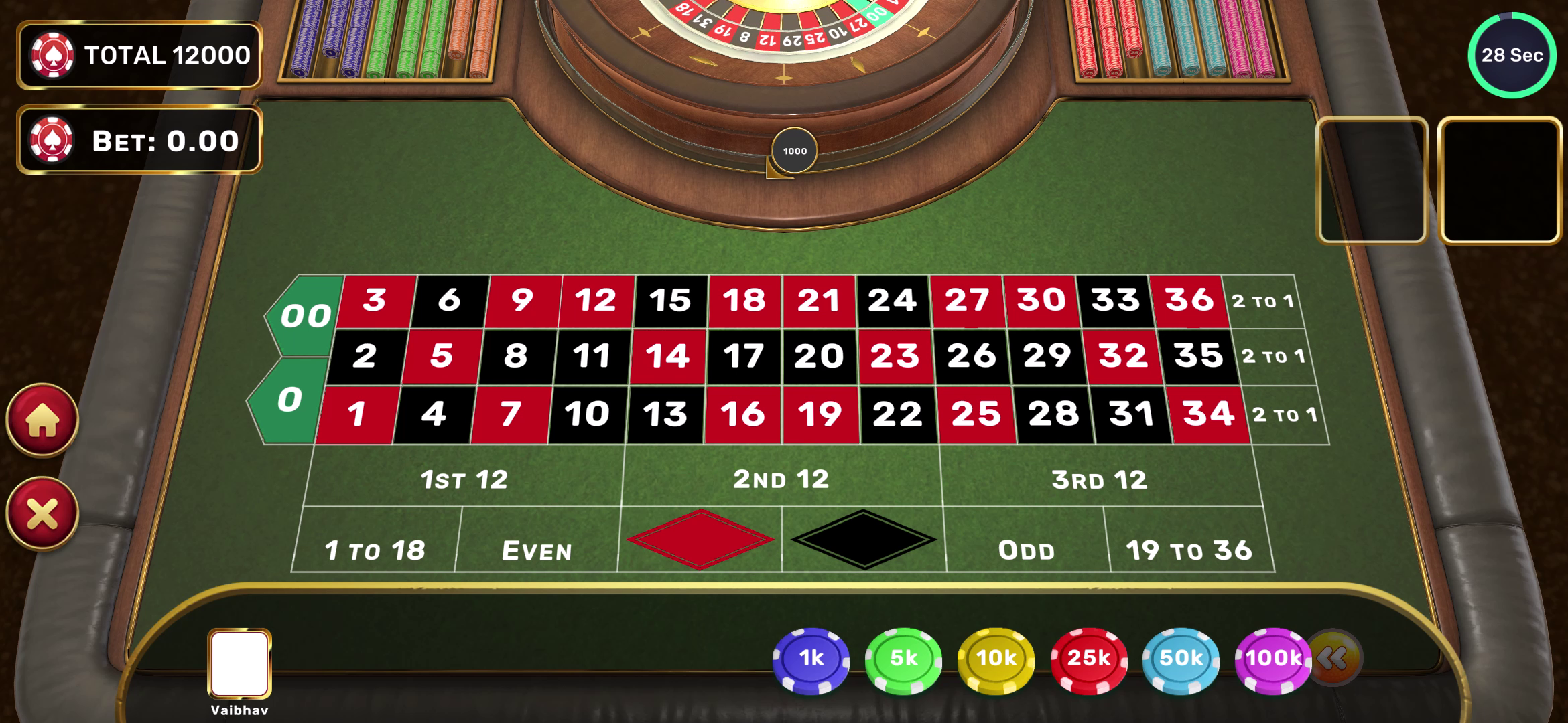 Roulette Game