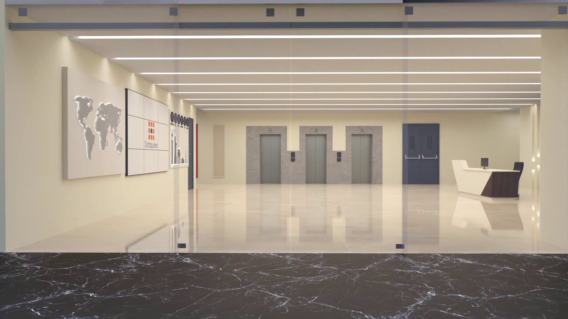 DS Office - 3D Environment (Reception)